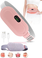 Heated Massage Pad for Period Cramps (Pink)
