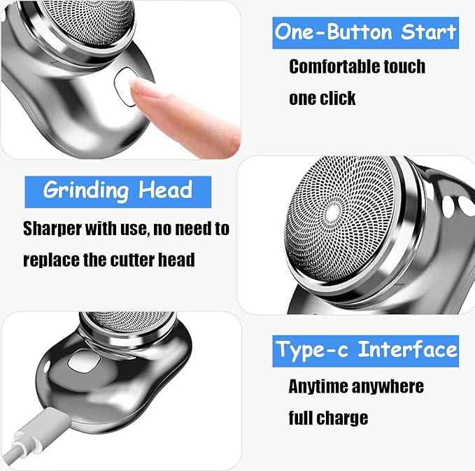 Mini Electric Shaver Pro™ | USB Rechargeable Pocket Electric Razor for Men
